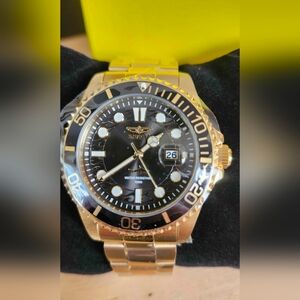 Invicta Gold and Blue Bracelet Watch